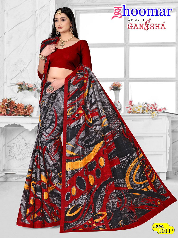 Ganesha Vol 1 By Ghoomar Daily Wear Cotton Sarees Wholesale Market In Surat
